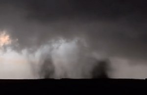 Multivortex tornado rips through Kansas amid severe weather