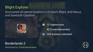 Blight Explorer achievement in Borderlands 2 (Xbox 360)