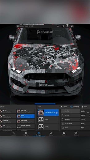 Visualize Car Wrap Designs in Realistic 3D Now!