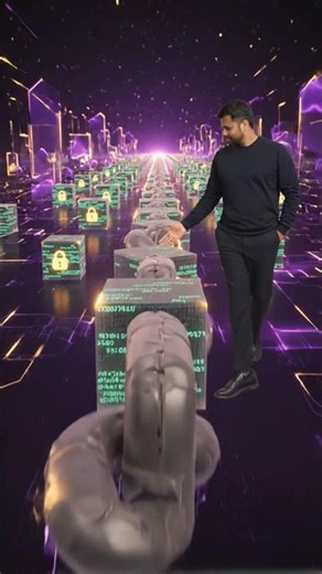 Blockchain Basics (Visualized) #Blockchain #Decentralization #Tech #Shorts #Animation #FutureTech