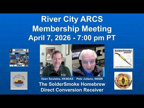 2026 April RCARCS Meeting - The SolderSmoke Direct Conversion Receiver Challenge