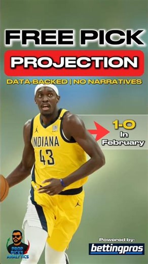 Pascal Siakam Rebounds Prop vs Projection | NBA Player Prop Picks