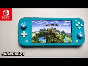 Minecraft Nintendo Switch Lite Gameplay