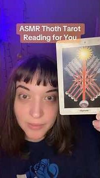 ASMR Thoth Tarot Reading for You, Three Cards (Whispered)
