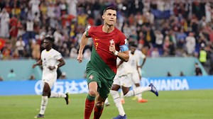 Portugal's Cristiano Ronaldo becomes first male player to score in 5 World Cups