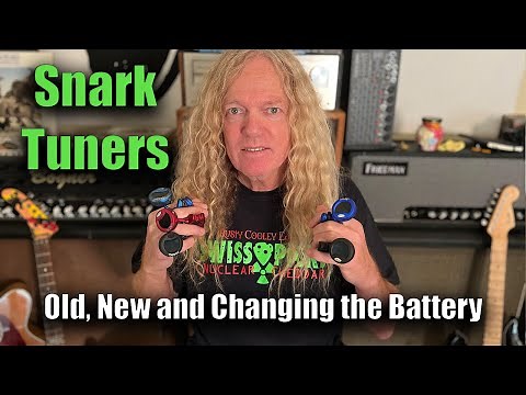 Snark Tuners-Old Vs. New Vs. Rechargeable and How to replace the battery.