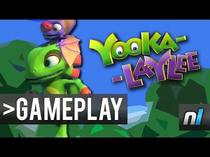 Yooka-Laylee Gameplay Footage