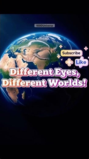 Deferent Eyes 👁️ Different World 🌍 #eyes #vision #shorts #facts