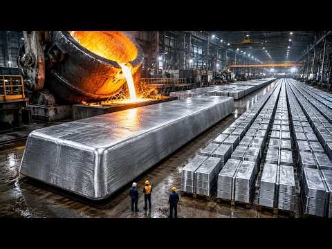 How Zinc Is Made From Ore — Inside a Massive Metal Refining Factory