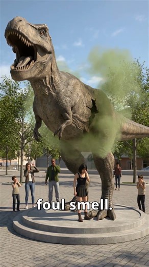 He Was Trapped Inside A Dinosaur 😨
