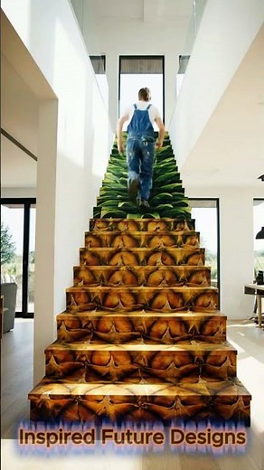Turning a Staircase into a Giant Pineapple! 🍍 3D Paint and Incredible DIY Home Decor