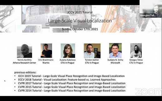 ICCV 2021 tutorial | Large-Scale Visual Localization