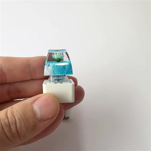 Flower Resin Artisan Keycap, Artisan ESC Custom Resin Keyca, Gift for Gamer - Etsy