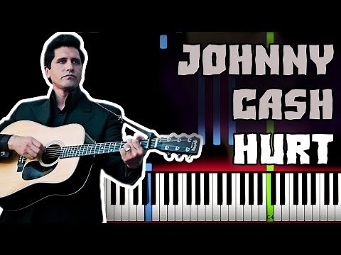 🎸 Johnny Cash - Hurt Piano Tutorial (Sheet Music + midi)