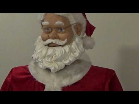 Gemmy Animated Life-Size 5ft Dancing Santa (Flat Base Model)