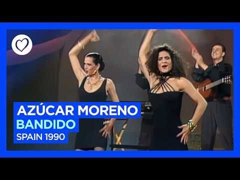 Azúcar Moreno - Bandido - Spain - Grand Final - Eurovision 1990 - Les chroniques d'Ethan