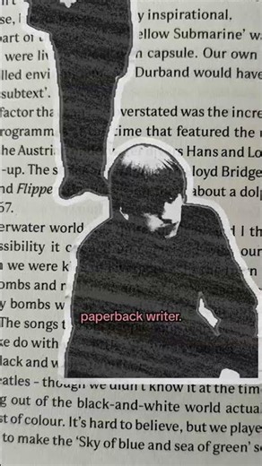 Paperback Writer on paperback writing #TheBeatles #PaperbackWriter