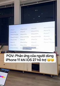 iOS 27 hỗ trợ iPhone 11: Có thật không?
