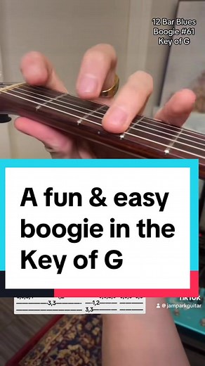 Easy Boogie in G: Fun 12 Bar Blues for Beginners