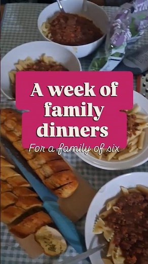 A Week of Family Dinners 🍽️ | 7 Easy Meal Ideas for a Family of 6