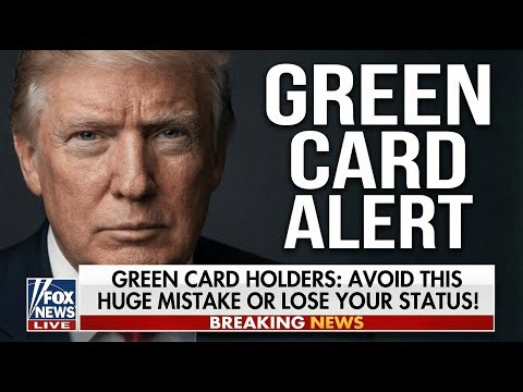 🚨 Green Card Holders: Travel AVOID This HUGE Mistake or LOSE Your Status!