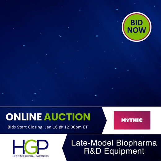 🧪 Biopharma Buyers, Assemble! 💫 From HPLCs to Cell Counters, this Late-Model R&D Equipment is Ready for Your Lab ➡️ https://hgbl.hginc.com/Mythic #Auction Ends January 16 ⏱️ Asset Highlights: 🧫 Cytiva AKTA 25L Pure (FPLC) 🧫 Sony SH800 Cell Sorter 🧫 2 Agilent BioInert 1260 HPLCs 🧫 Sartorius OCTET RED96e & RH16 🧫 Thermo Attune Flow Cytometer 🧫 Sartorius Incucyte S3 🧫 Thermo Incubators and Counters ➕ More! 🔬 Science Waits for No One! #Register & #BidNow 🛍️ #HGP #HGPAuction #HGBL #Circula