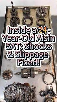 Teardown of a 2001 Lexus GS430 Aisin 5AT: Fixing 20 Year Old Shifting Issues #Transmission #mechanic