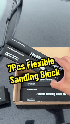 7Pcs Flexible Sanding Block for Auto Body Work