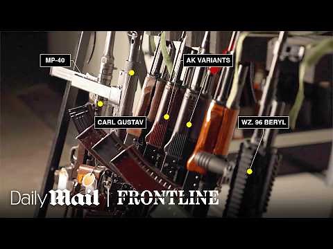 Firing Russian AKs: History’s greatest guns captured in Ukraine | Frontline | Daily Mail