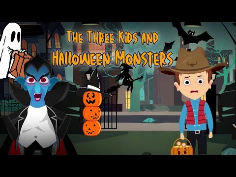 The Three Kids and the Halloween🎃 Monsters👻 | Kids story in English📚 | storytaleforkids |