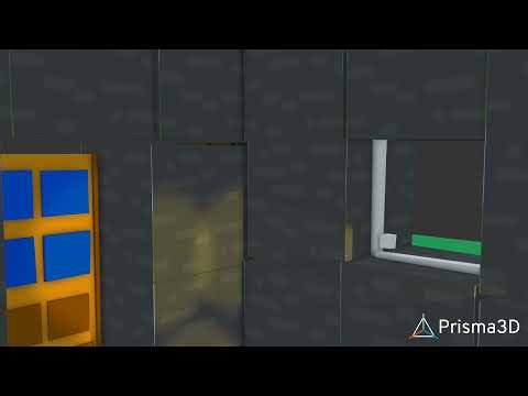 Casa com parede de pedregulho no Minecraft