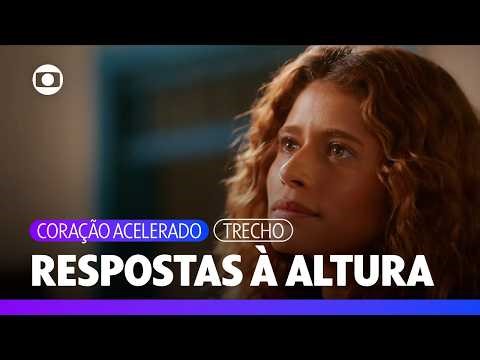 Agrado puts João Raul in his place when he goes to demand explanations | Heartbeat | TV Globo