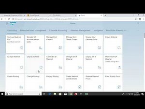 SAP S4 Hana Demo Part 1
