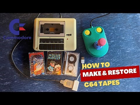 How to make new or restore Commodore 64 Tapes - Step by Step Guide