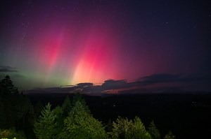 Here are the 16 states, including Oregon, that could get a chance to see the northern lights Tuesday night