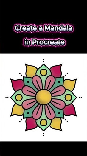 How to Create a Mandala in Procreate | Radial Symmetry Tutorial