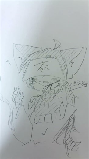 ﾆｬﾝﾆｬﾝご参加ありがとうございます♪@爽健美茶-p3s @ソエル帝国 @さくりんちょりん-1 @レイカ-0823 #イラスト