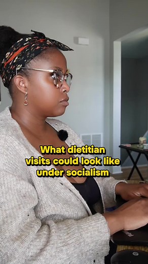 What dietitian visits could look like under socialism 👀 Starting with the front desk… Part 2 or nah? #fyp #dietitiansoftiktok #socialism #healthcare #insurance