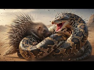Porcupine and Python’s Deadly Battle Ends in Unbelievable Monkey Rescue