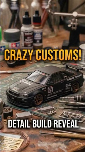 Insane Custom Hot Wheels Skyline Build! 🛠️