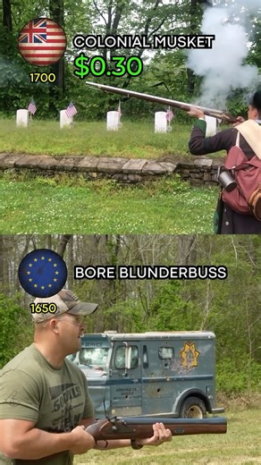 America’s Standard Musket VS One of the Largest Guns Ever Made🔥💸