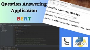 Question Answering Application with Flask and Python