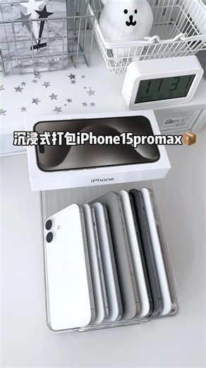 Ak Tech Shorts on Instagram: "ʚ packing ɞ | 🎧Immersive packing for iPhone 15 Pro Max in original color 🩶Instagram-inspired packing 🐚 #ImmersivePacking #iPhone #SleepAid #Decompression #PackingVideo"