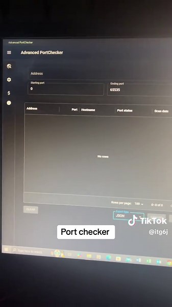 Port Checker #explore #fpy #لايك #foryoupage #cybersecurity #cyber #تشفير