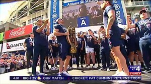 An emotional 24 hours for new NRL Premiers The Sydney Roosters, the team celebrating the glory of their Grand Final victory surrounded by jubilant fans honouring their wounded heroes. www.7plus.com.au/news #NRLGF #7News | 7NEWS Sydney