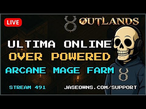 Ultima Online | UO Outlands most OP Arcane Build | DEXXER Mage | Tier 8-9 blood armor