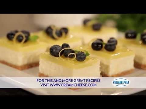 Double Lemon Cheesecake Bars Recipe | PHILADELPHIA Cream Cheese