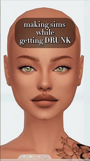making sims while getting DRUNK, the end will shock you!😳 #sims4 #thesims4 #sims #shorts