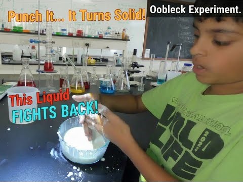 Oobleck Experiment | This Liquid Turns Solid Instantly! 😲🧪