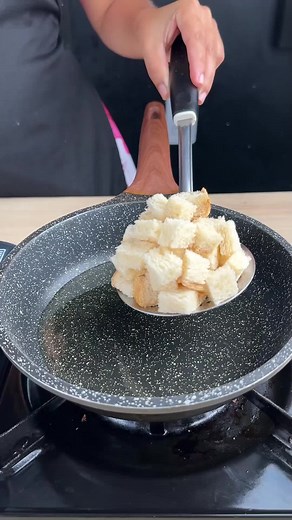 Omelet with Cubed Bread Recipe
